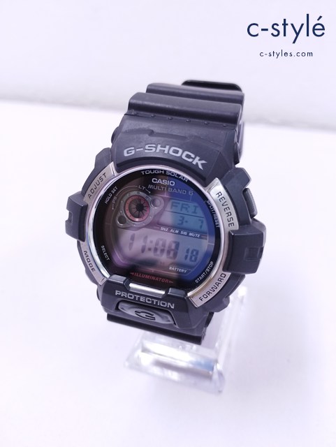 CASIO カシオ 腕時計 ブラック×シルバー G-SHOCK GW-8900 3268 ソーラー充電