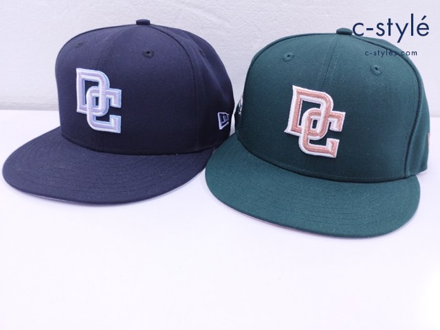 NEW ERA ニューエラ キャップ 7・3/8 58.7cm ネイビー グリーン 59FIFTY 野球 MLB ナショナルズ