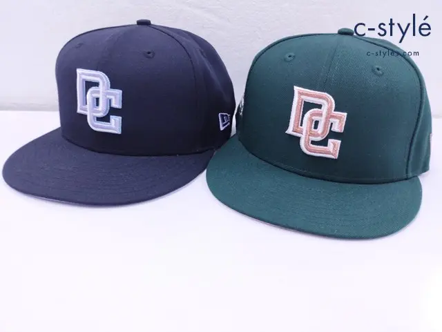 NEW ERA ニューエラ キャップ 7・3/8 58.7cm ネイビー グリーン 59FIFTY 野球 MLB ナショナルズ