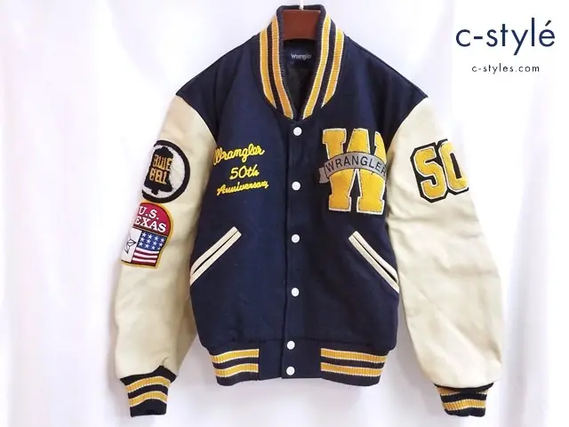Wrangler ラングラー スタジャン M ネイビー×ホワイト系 M4004-29