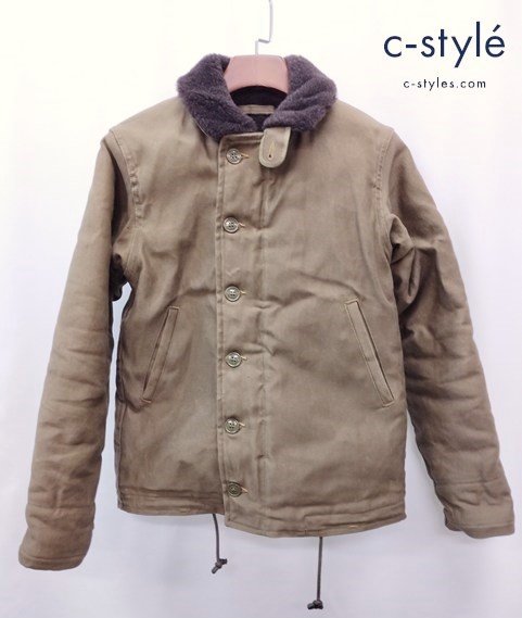 FREEWHEELERS フリーホイーラーズ デッキジャケット 34 カーキ 1168-34