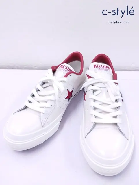 CONVERSE コンバース スニーカー 7 ホワイト×レッド ワンスター J