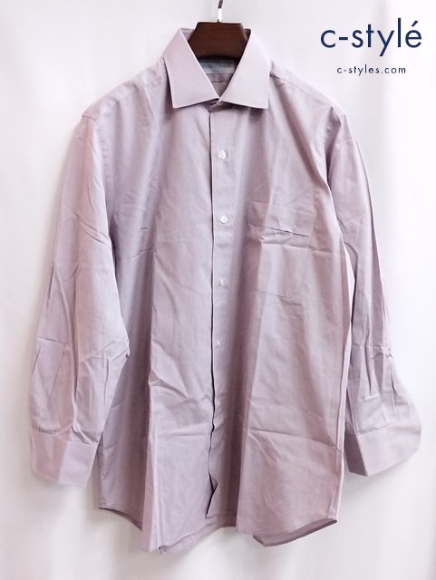 ARNYS アルニス シャツ 39 パープル系 フランス製 綿100％