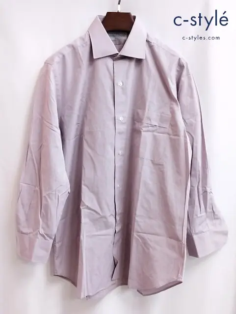 ARNYS アルニス シャツ 39 パープル系 フランス製 綿100％