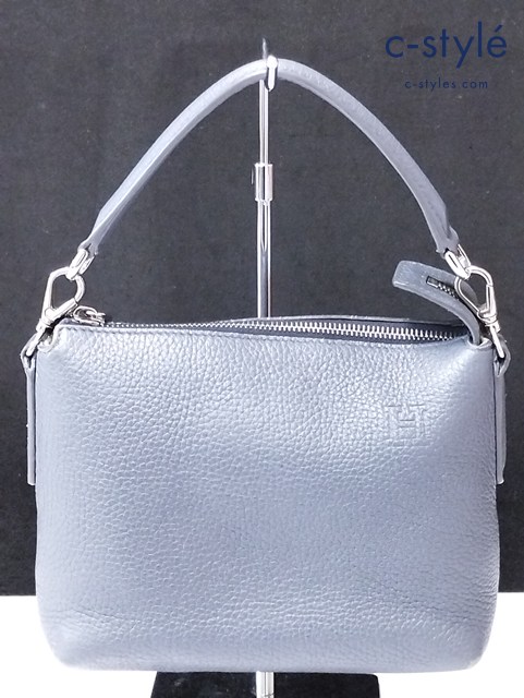 HIROFU ヒロフ 2WAYショルダーバッグ グレー ミニマ レザーバッグ