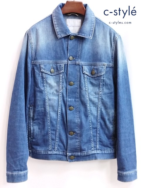 JACOB COHEN ヤコブコーエン デニムジャケット M インディゴ J8064 MILITARY COMF
