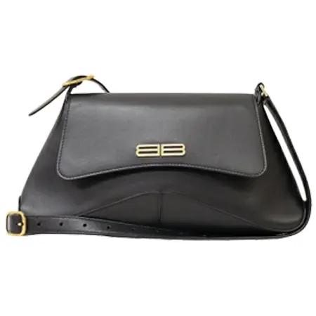 BALENCIAGA(バレンシアガ) ヴィンテージ ロゴ金具レザーショルダーバッグ