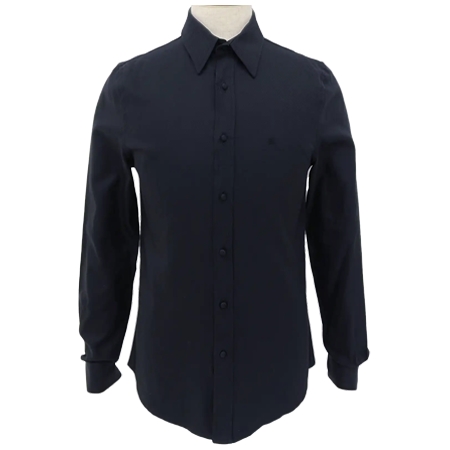 BALENCIAGA(バレンシアガ) ヴィンテージ ロゴ刺繍ロングスリーブシャツ