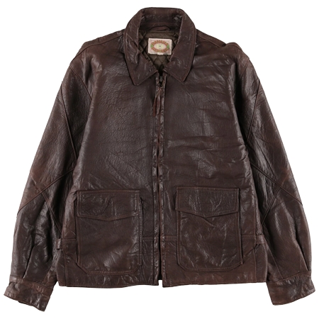 BANANA REPUBLIC(バナナリパブリック) ヴィンテージ 80s レザーブルゾン