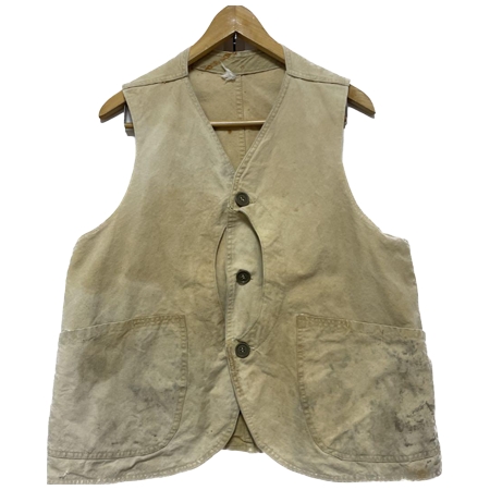 BLUE BILL BY RED HEAD(ブルービルバイレッドヘッド) ハーフムーンベスト