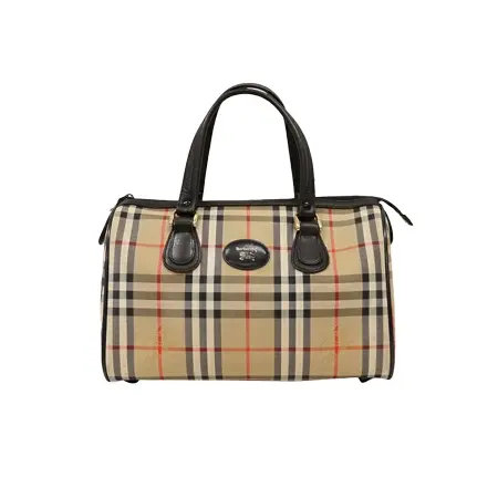 Burberry(バーバリー) ヴィンテージ チェック柄ボストンバッグ