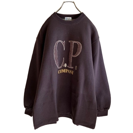 C.P.COMPANY(シーピーカンパニー) ヴィンテージ 80s 刺繍ロゴスウェット 日本製