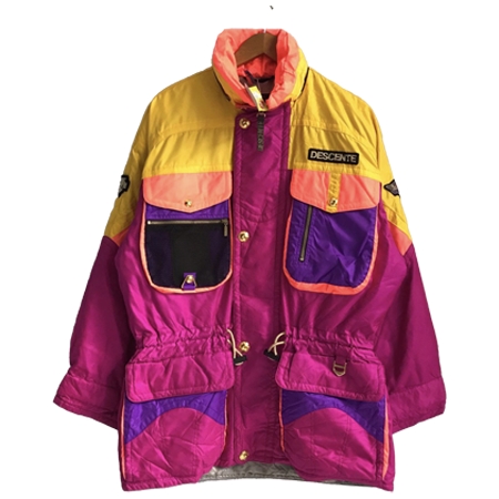 DESCENTE(デサント) ヴィンテージ サーモユニット スペシャル チーム スキージャケット トゥルー コンフォート マルチカラー