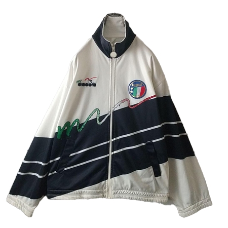 Diadora(ディアドラ) ヴィンテージ 1990 イタリアW杯 イタリア代表 トラックジャケット