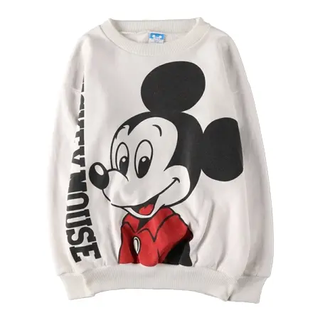 Disney(ディズニー) ヴィンテージ 80s USA製 ミッキーマウス スウェットシャツ