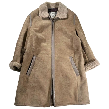 ETRO(エトロ) ヴィンテージ ラムレザー ムートンコート