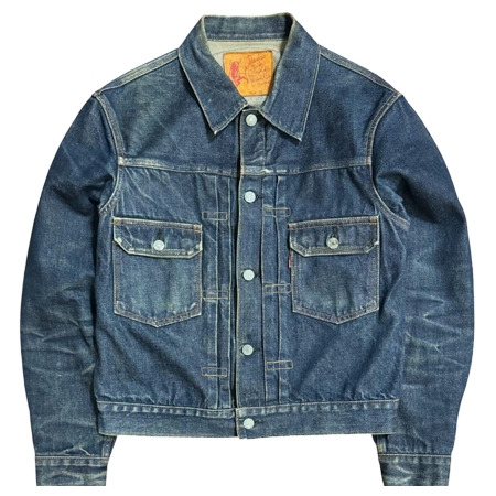 EVISU(エヴィス) ヴィンテージ 水牛パッチ 2nd デニムジャケット