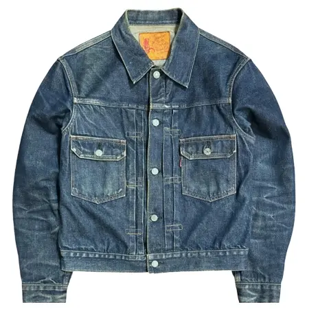 EVISU(エヴィス) ヴィンテージ 水牛パッチ 2nd デニムジャケット