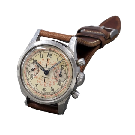 Gallet(ギャレット) ヴィンテージ 1950年代 クロノグラフ ヴィーナス150 スパイラルタキメーター