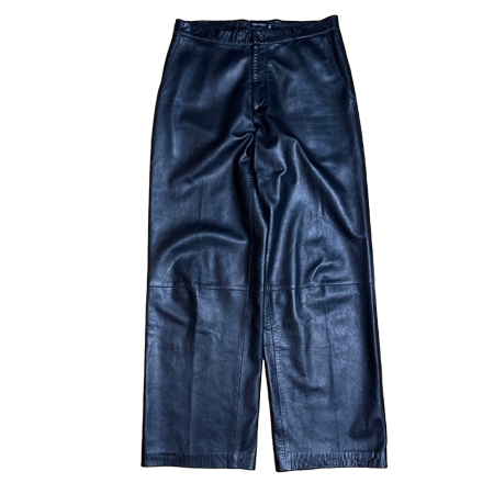 GIORGIO ARMANI(ジョルジオアルマーニ) ヴィンテージ 90s レザーワイドパンツ