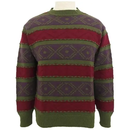 GIVENCHY(ジバンシー) ヴィンテージ ウールデザインパターンロングスリーブニット