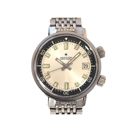 HAMILTON(ハミルトン) ヴィンテージ 1960年代 スーパーコンプレッサー ダイバーズウォッチ アクアデイト 600
