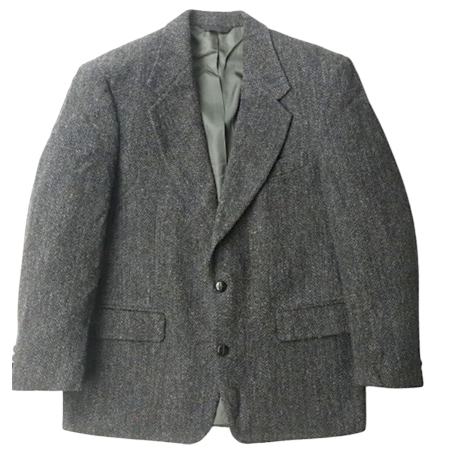 Harris Tweed(ハリスツイード) ヴィンテージ 80s ヘリンボーン ブレザージャケット