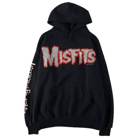 JERZEES(ジャージーズ) ヴィンテージ 90s ミスフィッツ バンド スウェットプルオーバーパーカー
