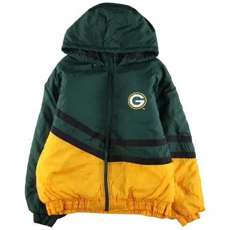 JERZEES(ジャージーズ) ヴィンテージ 90s NFL GREEN BAY PACKERS 中綿パーカー