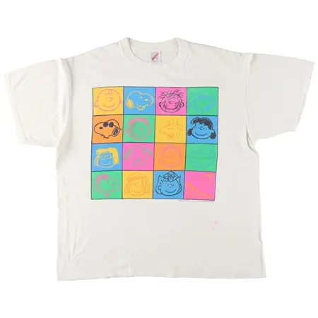 JERZEES(ジャージーズ) ヴィンテージ 90s スヌーピー キャラクタープリントTシャツ