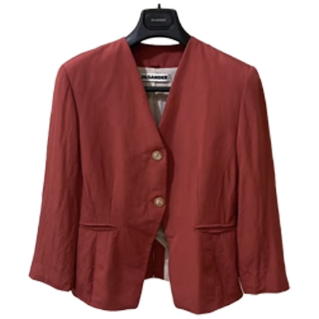 JIL SANDER(ジルサンダー) ヴィンテージ 80-90s 本人期 no collar jacket