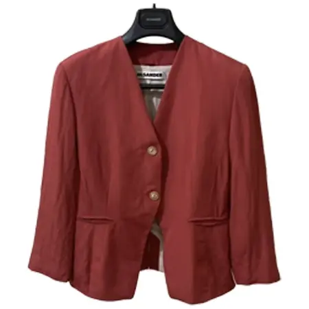 JIL SANDER(ジルサンダー) ヴィンテージ 80-90s 本人期 no collar jacket