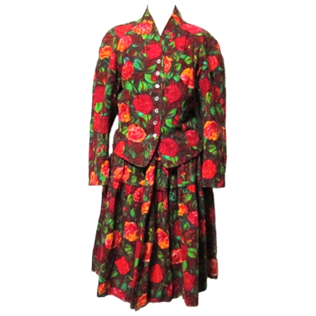 KENZO(ケンゾー) ヴィンテージ 80s-90s ローズパターンセットアップスーツ