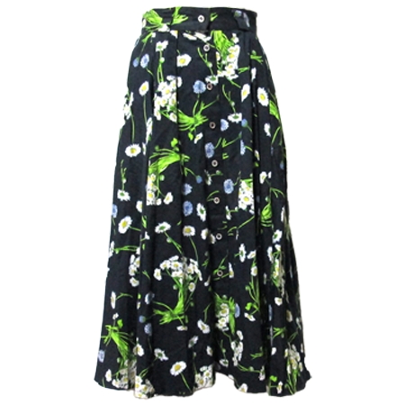 KENZO(ケンゾー) ヴィンテージ コスモスロングサーキューラースカート