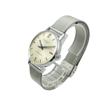 KIENZLE MARKANT(キンツレマーカント) ヴィンテージ 手巻き シルバー文字盤 3針 ラウンドフェイス