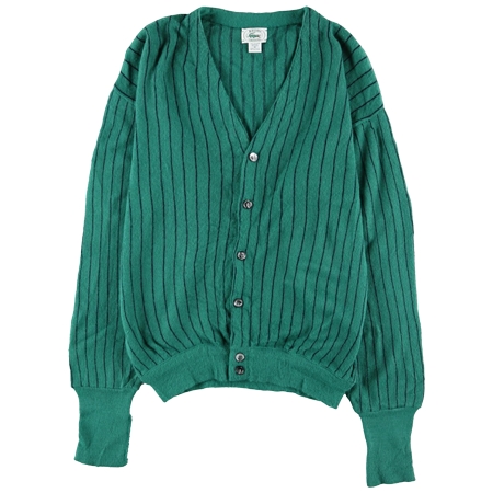 LACOSTE(ラコステ) ヴィンテージ 80s IZOD アクリルニットカーディガン
