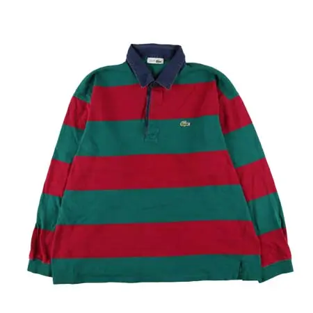 LACOSTE(ラコステ) ヴィンテージ 80s CHEMISE フレンチラコステ ラガーシャツ