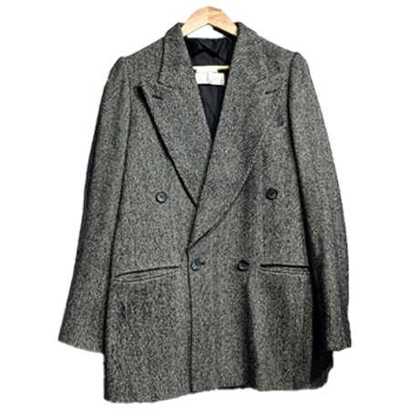 Maison Margiela(メゾンマルジェラ) ヴィンテージ 90s 白タグ ヘリンボーンダブルブレストジャケット