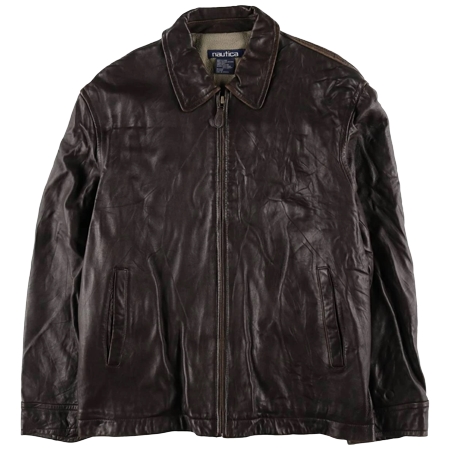 NAUTICA(ノーティカ) ヴィンテージ 90s レザーブルゾン