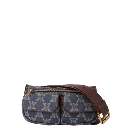 OLD CELINE(オールドセリーヌ) デニムパリマカダムパターンウエストポーチ