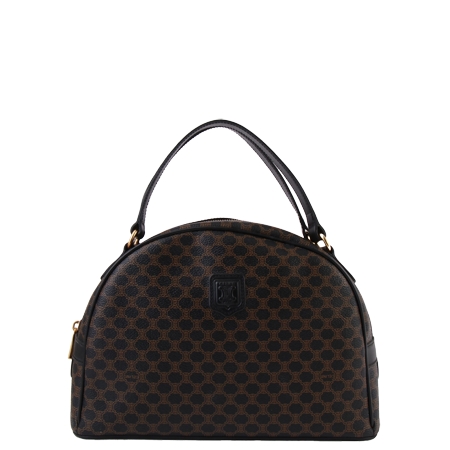 OLD CELINE(オールドセリーヌ) マカダムパターンロゴエンボスハンドバッグ