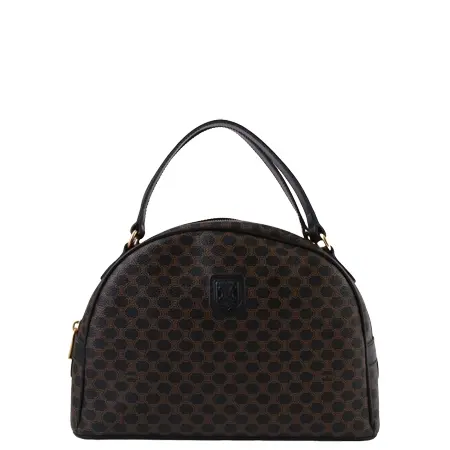 OLD CELINE(オールドセリーヌ) マカダムパターンロゴエンボスハンドバッグ