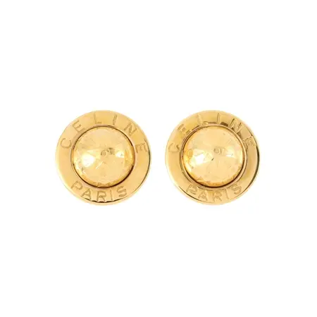 OLD CELINE(オールドセリーヌ) スターモチーフラウンドロゴイヤリング