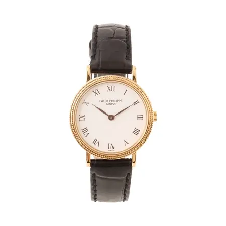 PATEK PHILIPPE(パテック フィリップ) ヴィンテージ 18K カラトラバ ゴールド/ブラック