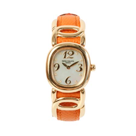 PATEK PHILIPPE(パテック フィリップ) ヴィンテージ 18K ダイヤモンドゴールデンエリプス ゴールド/オレンジ