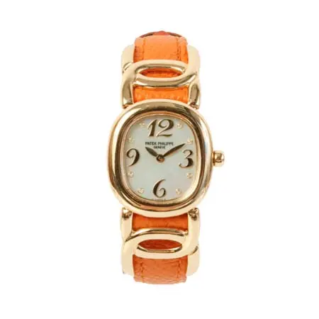 PATEK PHILIPPE(パテック フィリップ) ヴィンテージ 18K ダイヤモンドゴールデンエリプス ゴールド/オレンジ