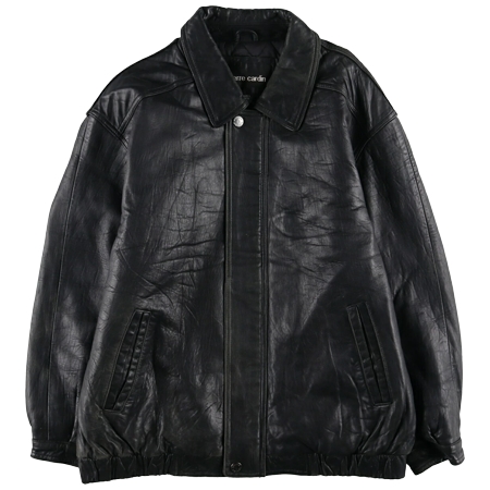 Pierre Cardin(ピエールカルダン) ヴィンテージ レザーブルゾン