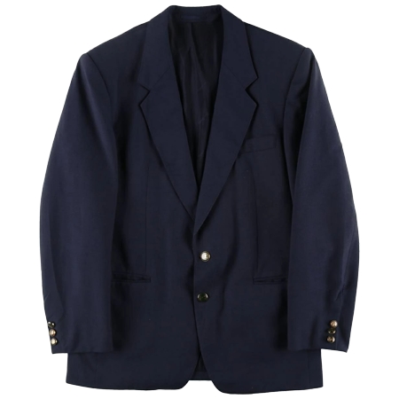 Pierre Cardin(ピエールカルダン) ヴィンテージ 紺ブレザー
