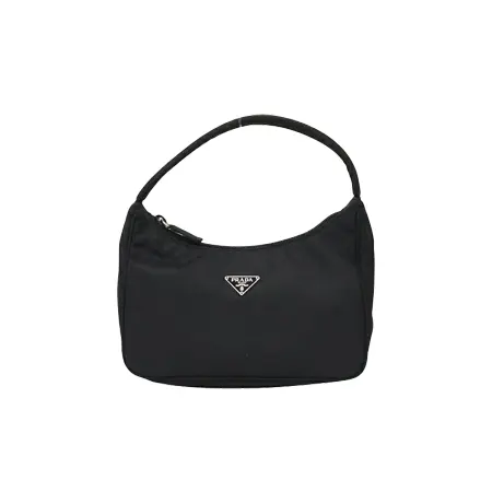 PRADA(プラダ) ヴィンテージ 三角ロゴ金具ナイロンハンドバッグ