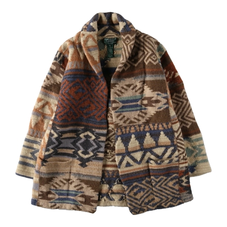 Ralph Lauren(ラルフローレン) ヴィンテージ ウールニットショールカーディガン